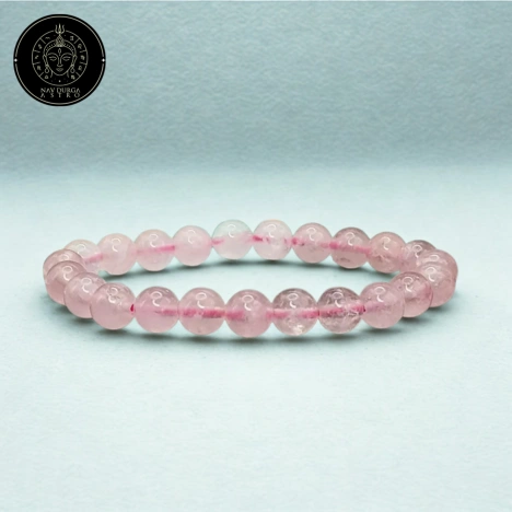 Rose Quartz Bracelet - To Enhance Beauty & Ideal Body Shape